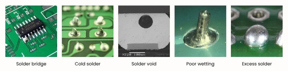 Solder defects